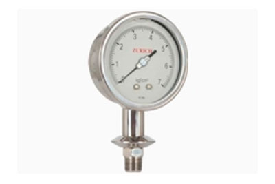 ZI.100.FLUSH.I - Manômetro com Diafragma Interno