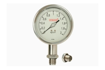 ZI.100.FLUSH - Manômetro com Membrana Rasante