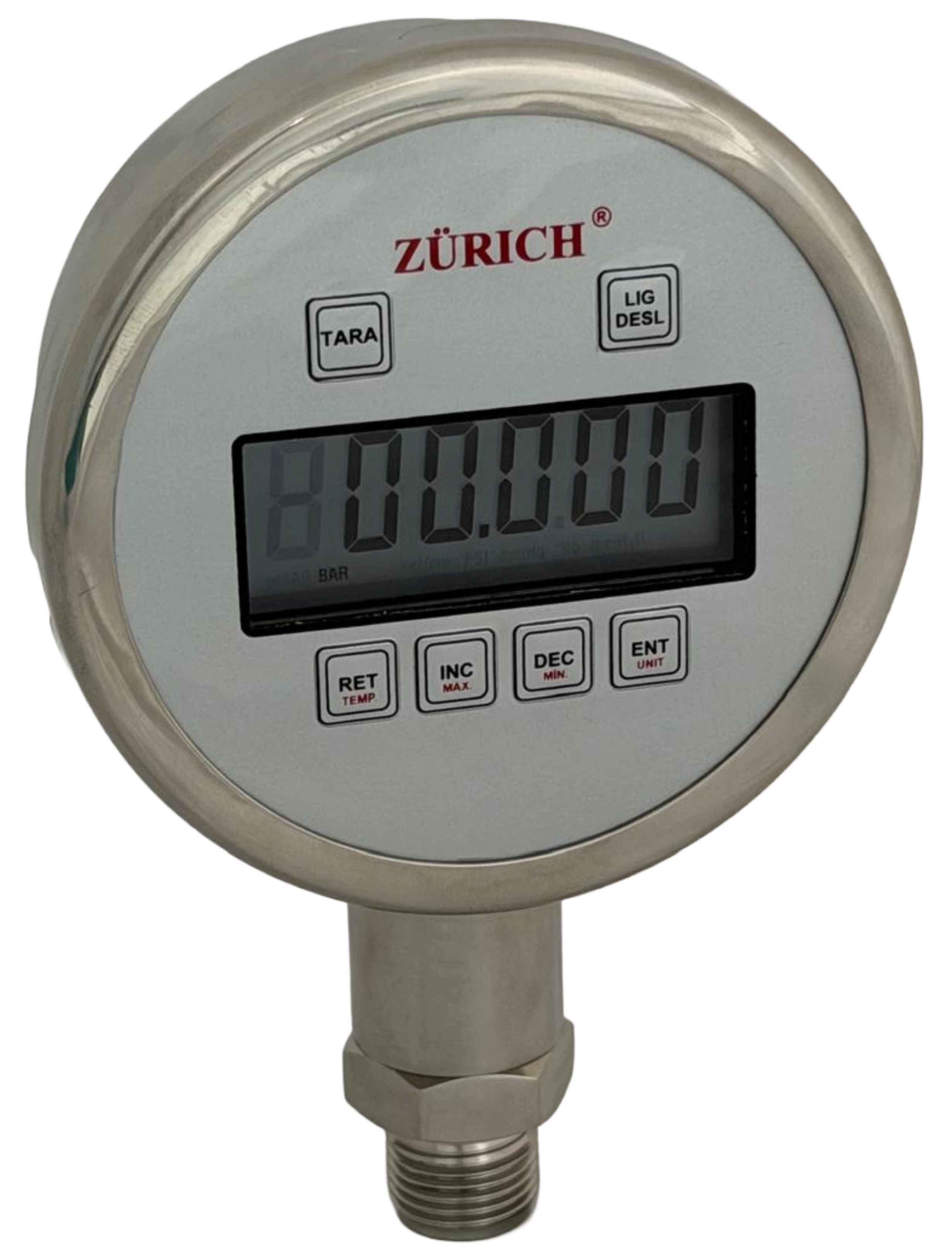 Z.10.BW.Ex ia - Manômetro Registrador Digital Bluetooth Intrinsecamente Seguro