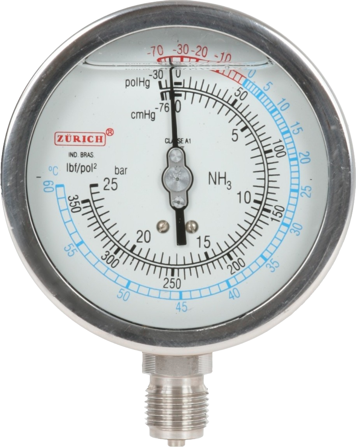 NH3 - Manômetro de processos com NH3 (Amônia)