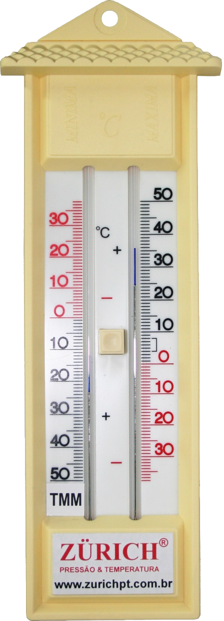 TMM – Termômetro de Máxima e Mínima para Temperatura Ambiente